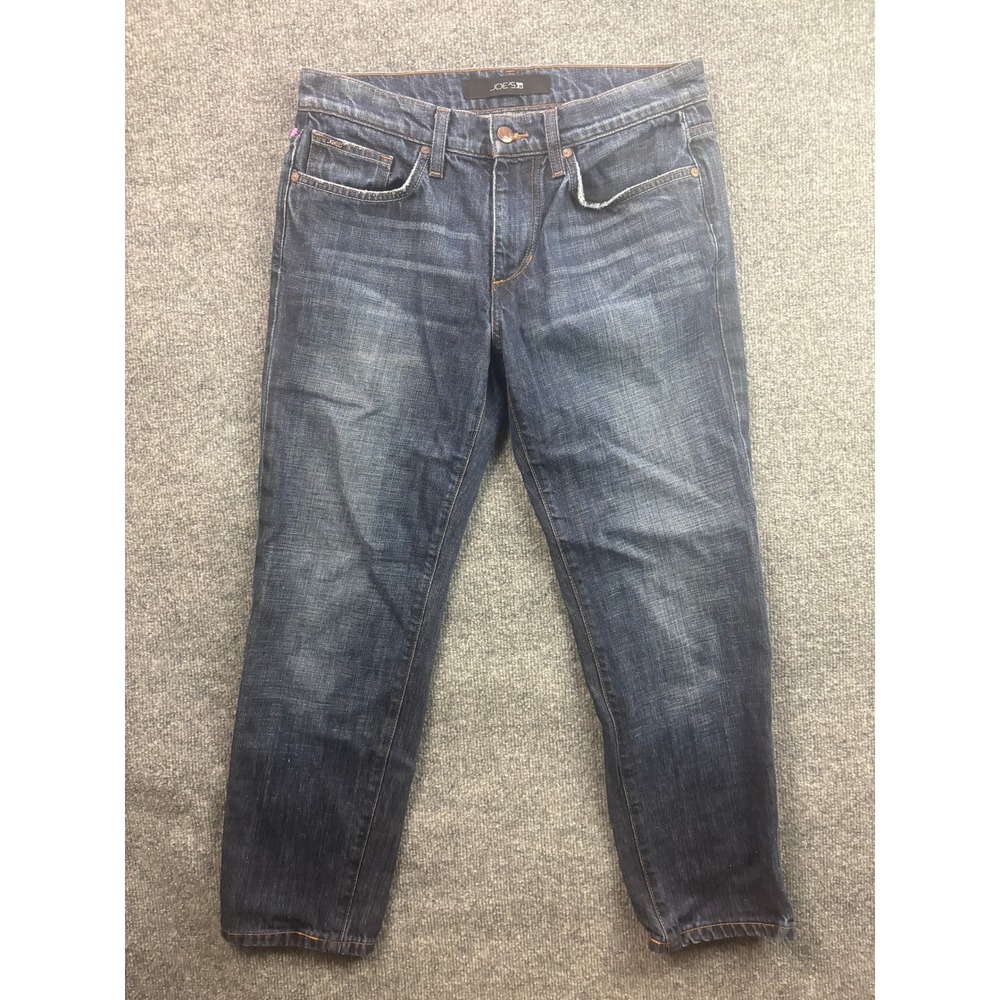 Joe's Jeans Brixton Jeans Women Size 30 Blue Straight Leg Dark Wash Denim